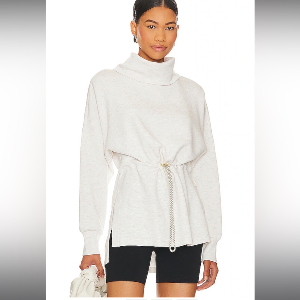 Varley Freya sweatshirt in ivory mari size XS
